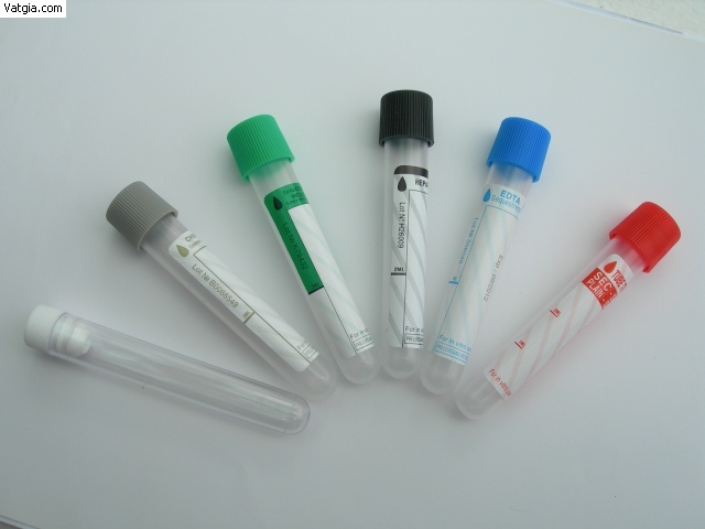 Các loại ống nghiệm dùng trong xét nghiệm lâm sàng